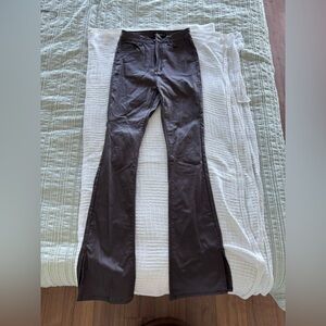 Dark Brown Leather Pants